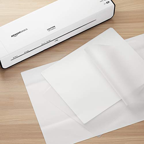 Amazon Basics Clear Thermal Laminating Plastic Paper Laminator Sheets – 9 x 11.5-Inch, 100-Pack | The Storepaperoomates Retail Market - Fast Affordable Shopping