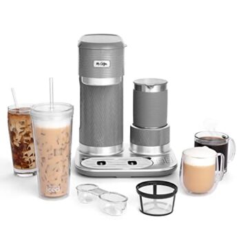 Mr. Coffee 4-in-1 Single-Serve Latte Lux, Iced, and Hot Coffee Maker with Milk Frother | The Storepaperoomates Retail Market - Fast Affordable Shopping