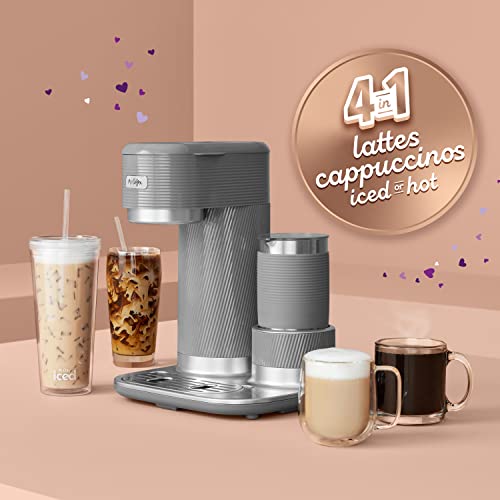 Mr. Coffee 4-in-1 Single-Serve Latte Lux, Iced, and Hot Coffee Maker with Milk Frother | The Storepaperoomates Retail Market - Fast Affordable Shopping
