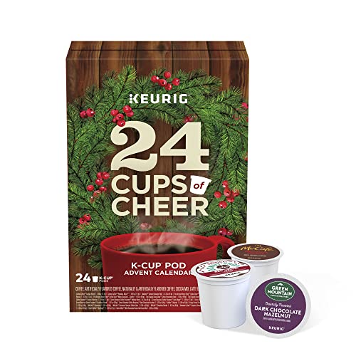 Keurig Advent Calendar Variety Pack, Single Serve K-Cup Pods, 24 Count | The Storepaperoomates Retail Market - Fast Affordable Shopping