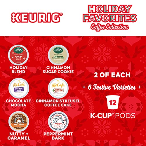 Keurig Holiday Favorites Coffee Collection, Single Serve K-Cup Pods, 12 Count Tin | The Storepaperoomates Retail Market - Fast Affordable Shopping