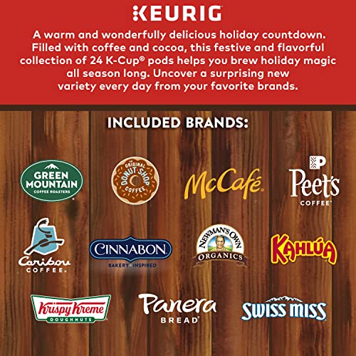 Keurig Advent Calendar Variety Pack, Single Serve K-Cup Pods, 24 Count | The Storepaperoomates Retail Market - Fast Affordable Shopping