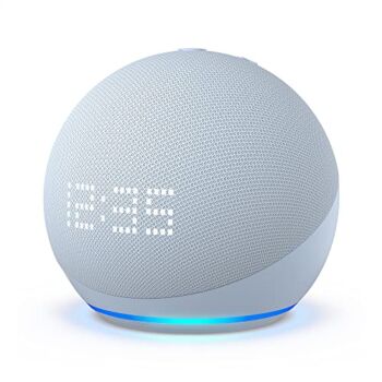 All-New Echo Dot (5th Gen, 2022 release) with clock | Smart speaker with clock and Alexa | Cloud Blue | The Storepaperoomates Retail Market - Fast Affordable Shopping