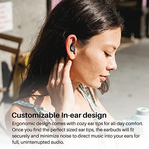 TOZO A1 Mini Wireless Earbuds Bluetooth 5.3 in Ear Light-Weight Headphones Built-in Microphone, IPX5 Waterproof, Immersive Premium Sound Long Distance Connection Headset with Charging Case, Black | The Storepaperoomates Retail Market - Fast Affordable Shopping
