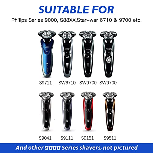 SH90 Replacement Heads for Philips Norelco Shavers Series 9000, Upgrade SH90/72 replacement Heads (3 count) | The Storepaperoomates Retail Market - Fast Affordable Shopping