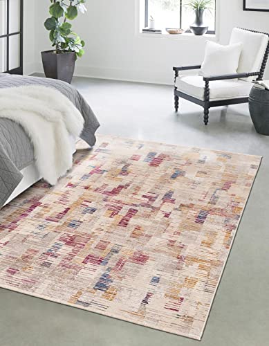 Unique Loom Deepa Collection Area Rug – Boone (Rectangular 10′ 0″ x 13′ 8″, Ivory/ Beige) | The Storepaperoomates Retail Market - Fast Affordable Shopping