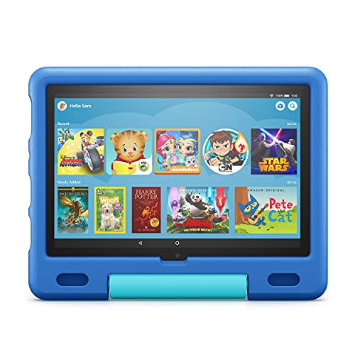 Amazon Kid-Proof Case for Fire HD 10 tablet (Only compatible with 11th generation tablet, 2021 release) – Sky Blue | The Storepaperoomates Retail Market - Fast Affordable Shopping
