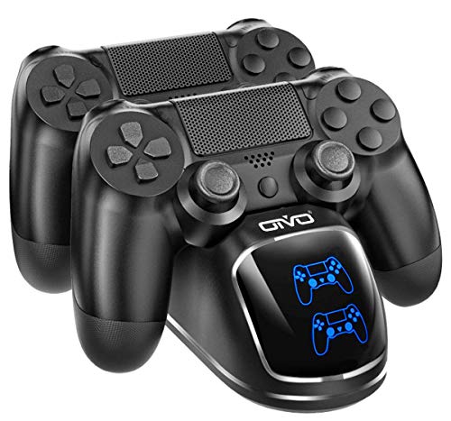 PS4 Controller Charger Dock Station, OIVO PS4 Controller Charging Dock Station with Upgraded 1.8-Hours Charging Chip, Charging Dock Station Replacement for Playstation 4 Dualshock 4 Controller Charger | The Storepaperoomates Retail Market - Fast Affordable Shopping
