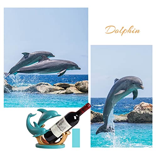 Resin Decorative Room Material Gifts Decoration Desktop Dolphin for Unique Desk Creative Suitable Desktop Ornament Crate and Barrel Christmas Decorations (Green, One Size) | The Storepaperoomates Retail Market - Fast Affordable Shopping