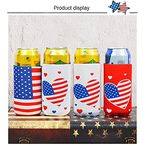 TEEGUI Insulation Day Decoration Beer Set Beverage Patriotic Set American Independence Kitchen，Dining & Bar Crate and Barrel Wine Glasses (Multicolor, One Size) | The Storepaperoomates Retail Market - Fast Affordable Shopping