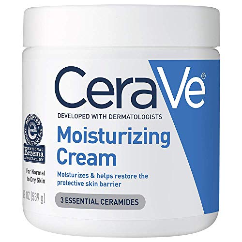CeraVe Moisturizing Cream | Body and Face Moisturizer for Dry Skin | Body Cream with Hyaluronic Acid and Ceramides | Normal | Fragrance Free | 19 Oz | Packages May Vary | The Storepaperoomates Retail Market - Fast Affordable Shopping