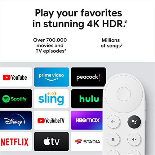 Chromecast with Google TV (4K)- Streaming Stick Entertainment with Voice Search – Watch Movies, Shows, and Live TV in 4K HDR – Snow | The Storepaperoomates Retail Market - Fast Affordable Shopping