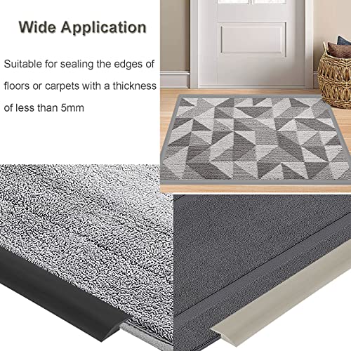 PVC Self Adhesive Threshold Transition Strips – 9.85 FT Floor & Carpet Edging Trim Strip-Suitable for Threshold Transitions with a Height Less Than 5mm (5mm, Brown) | The Storepaperoomates Retail Market - Fast Affordable Shopping
