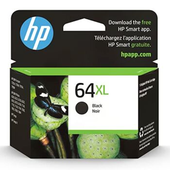 Original HP 64XL Black High-yield Ink Cartridge | Works with HP ENVY Inspire 7950e; ENVY Photo 6200, 7100, 7800; Tango Series | Eligible for Instant Ink | N9J92AN | The Storepaperoomates Retail Market - Fast Affordable Shopping