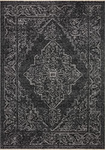 Loloi II Vance Collection Charcoal / Dove 5′-3″ x 7′-9″ Area Rug | The Storepaperoomates Retail Market - Fast Affordable Shopping