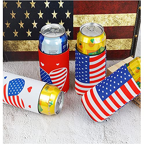 TEEGUI Insulation Day Decoration Beer Set Beverage Patriotic Set American Independence Kitchen，Dining & Bar Crate and Barrel Wine Glasses (Multicolor, One Size) | The Storepaperoomates Retail Market - Fast Affordable Shopping