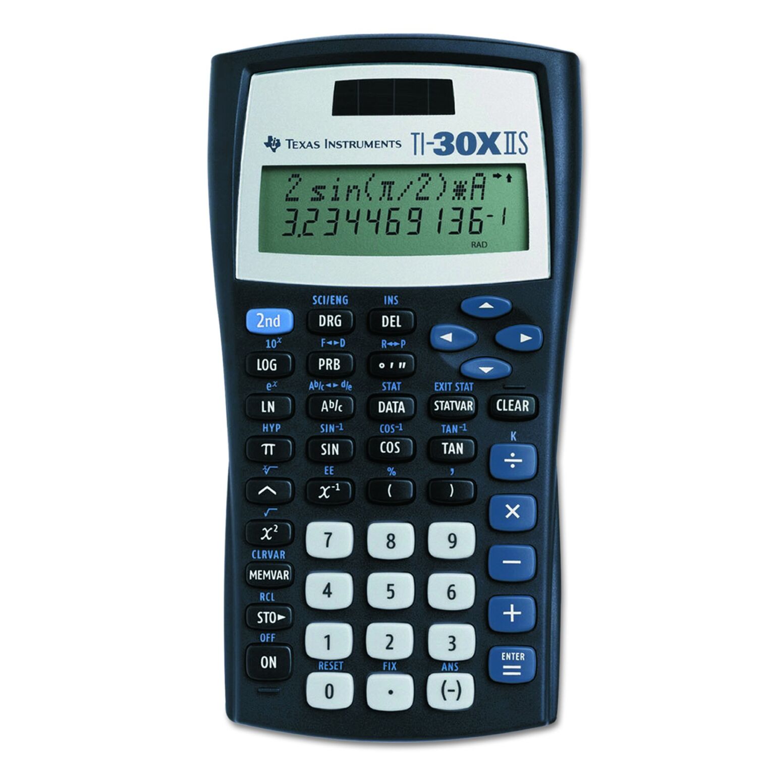 Texas Instruments TI-30XIIS Scientific Calculator, Black with Blue Accents | The Storepaperoomates Retail Market - Fast Affordable Shopping