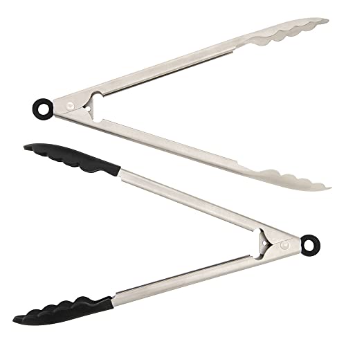 KitchenAid Universal Utility and Silicone Tipped Stainless Steel Kitchen Tongs, Set of 2 | The Storepaperoomates Retail Market - Fast Affordable Shopping