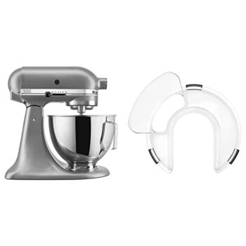KitchenAid Deluxe 4.5 Quart Tilt-Head Stand Mixer & KSMTHPS Secure Fit Pouring Shield | The Storepaperoomates Retail Market - Fast Affordable Shopping
