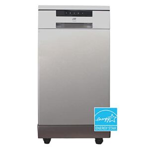 SPT SD-9263SSB 18″ Energy Star Portable Dishwasher, Stainless Steel