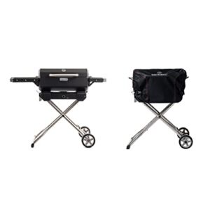 Masterbuilt Portable Charcoal Grill with Cart + Grill Cover Bundle