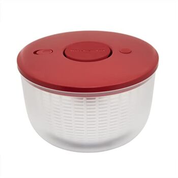 KitchenAid Universal Salad Spinner with Pump Mechanism and Large Bowl, 7.43 Quart, Empire Red | The Storepaperoomates Retail Market - Fast Affordable Shopping