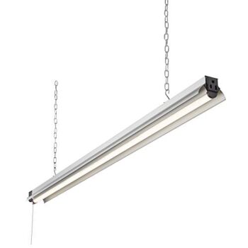 Newhouse Lighting 4FT LED Shop Light, 55W (225W Equivalent), 5000 Lumens, 4000K Linkable Garage Lighting, Utility LED Ceiling Lights, Chain or Flush Mount, ETL Listed, 5-Year Warranty, Silver | The Storepaperoomates Retail Market - Fast Affordable Shopping