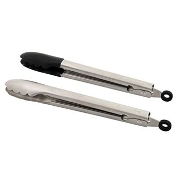 KitchenAid Universal Serving and Silicone Tipped Stainless Steel Kitchen Tongs, Set of 2 | The Storepaperoomates Retail Market - Fast Affordable Shopping