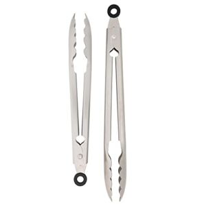 KitchenAid Universal Utility and Serving Stainless Steel Kitchen Tongs, Set of 2