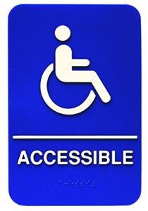 ADA Compliant Braille Accessible Sign