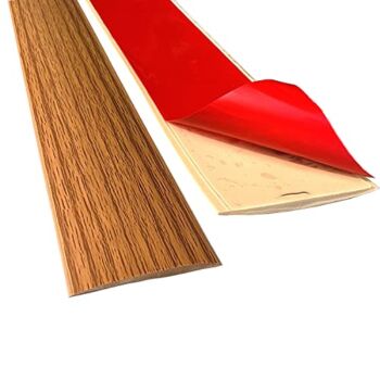 DAILISEN Self Adhesive Vinyl Flat Floor Transition Trim Strip,Wood Gap Cover Strips,for Laminate,Wood to Vinyl,Door,Floor and Joining.Wood Grain,78.7in L x 1.57in W, yellow wood grain | The Storepaperoomates Retail Market - Fast Affordable Shopping