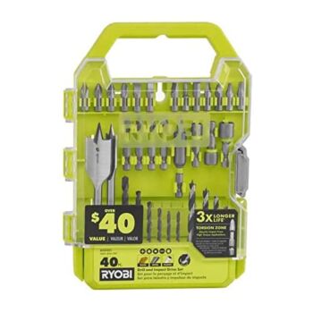 Ryobi A98401 Drill and Impact Drive Set 40 pc | The Storepaperoomates Retail Market - Fast Affordable Shopping
