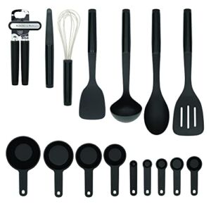 KitchenAid Universal Tool and Gadget Set, 16 Piece, Black