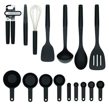 KitchenAid Universal Tool and Gadget Set, 16 Piece, Black | The Storepaperoomates Retail Market - Fast Affordable Shopping