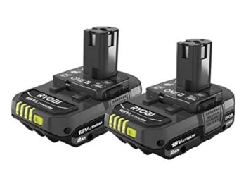 RYOBI ONE+ 18V High Performance Lithium-Ion 2.0 Ah Compact Battery (2-Pack) | The Storepaperoomates Retail Market - Fast Affordable Shopping
