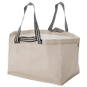 I-K-E-A GoRSNYGG Shopping Storage Bag Large Light Beige polypropylene 22 1/2×14 1/2×15 ¼ ”/2401 oz