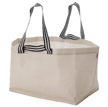 I-K-E-A GoRSNYGG Shopping Storage Bag Large Light Beige polypropylene 22 1/2×14 1/2×15 ¼ ”/2401 oz | The Storepaperoomates Retail Market - Fast Affordable Shopping