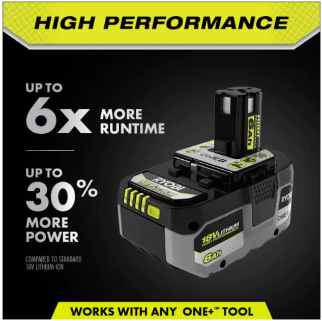ONE+ 18V 6.0 Ah Lithium-Ion HIGH Performance Battery | The Storepaperoomates Retail Market - Fast Affordable Shopping