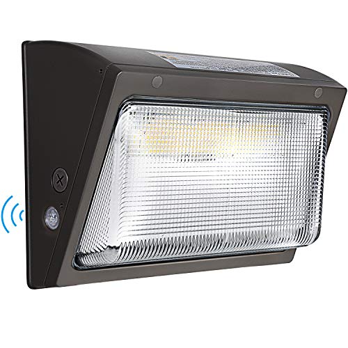Hykolity 120W LED Wall Pack Light with Dusk-to-Dawn Sensor,15600lm 5000K Daylight Commercial Security Lighting,750W MH Equivalent, 100-277V, Waterproof LED Outdoor Wall Mount Light for Warehouses | The Storepaperoomates Retail Market - Fast Affordable Shopping