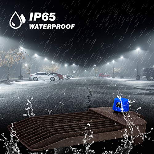 300W LED Parking Lot Lights Adjustable Slip Fitter Mount Natural White 5000K IP65 Waterproof Commercial LED Street Light Outdoor Dusk to Dawn Photocell | The Storepaperoomates Retail Market - Fast Affordable Shopping