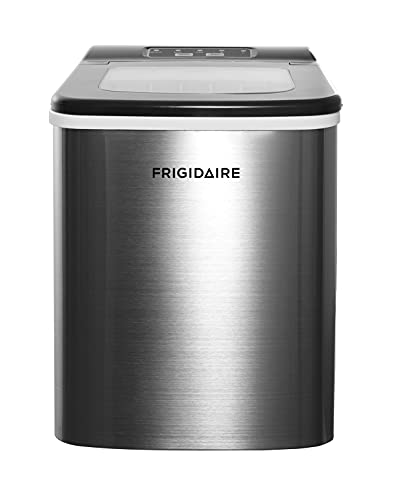 Frigidaire Compact Countertop Ice Maker, Makes 26 Lbs. Of Bullet Shaped Ice Cubes Per Day, Silver Stainless | The Storepaperoomates Retail Market - Fast Affordable Shopping