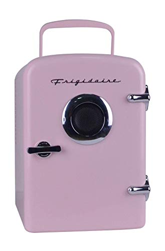Frigidaire EFMIS151-PINK EFMIS151 Mini Portable Compact Personal Home Office Fridge Cooler Built in Speaker, 4L Capacity, Chills Six 12 oz Cans, 100% Freon-Free & Eco Friendly, standard, Pink | The Storepaperoomates Retail Market - Fast Affordable Shopping