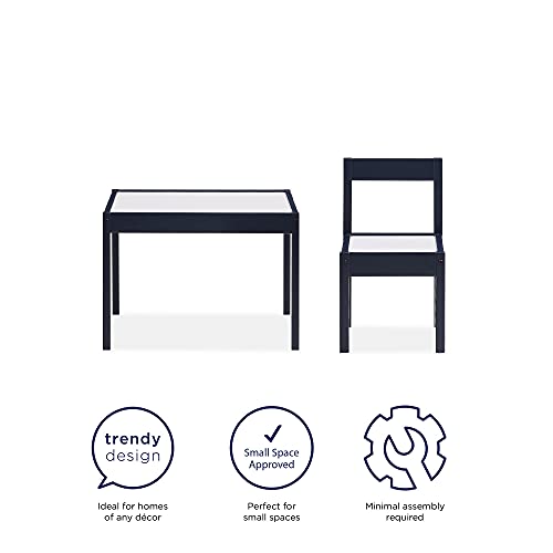 Baby Relax Hunter 3-Piece Kiddy Table & Chair, Blue/White Table Set | The Storepaperoomates Retail Market - Fast Affordable Shopping