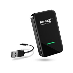 2022 Carlinkit 3.0 Wireless CarPlay Dongle Adapter U2W (Type C Design) for Factory Wired CarPlay Cars, Wireless CarPlay Adapter for iOS Version, Fit for Car from 2022