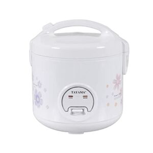 Tayama Automatic Rice Cooker & Food Steamer 10 Cup, White (TRC-10R)
