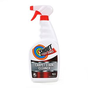Shout Carpet Professional Carpet Cleaner for Pets and Household Stains | Shout Stain & Odor Remover Shout Stain Remover Spray | Carpet Stain Cleaner in Fresh Scent, 32 oz