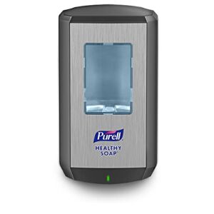 Purell Brand Healthy SOAP Mild Foam CS6 Starter Kit, 1-1200 mL Purell Brand Healthy SOAP Mild Foam Refill + 1 – Purell CS6 Graphite Touch-Free Soap Dispenser (Pack of 1) – 6574-1G
