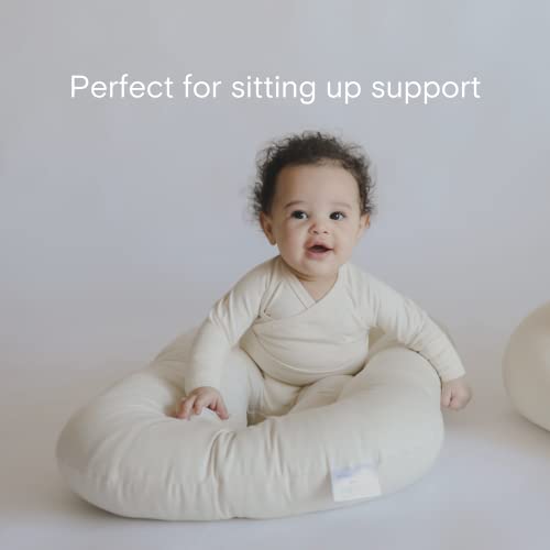 Snuggle Me Organic Bare | Baby Lounger & Infant Floor Seat | Newborn Essentials | Organic Cotton, Fiberfill | Natural | The Storepaperoomates Retail Market - Fast Affordable Shopping