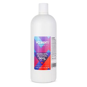 Isopropyl Alcohol 99% (IPA) Made in USA – USP-NF Grade – 99 Percent Concentrated Rubbing Alcohol (1 Liter)