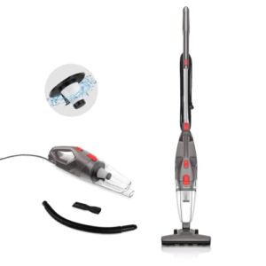 Corded Stick Vacuum, Hardwood Floor Vacuum with 450W Powerful Suction, 4-in-1 Small Vacuum Cleaner with HEPA Filters, Perfect for Hard Floor Pet Hair Home Apartments Dorms Small Spaces